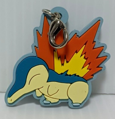 Cyndaquil Keychain Rubber Small Nintendo Pokemon ANA Japanese