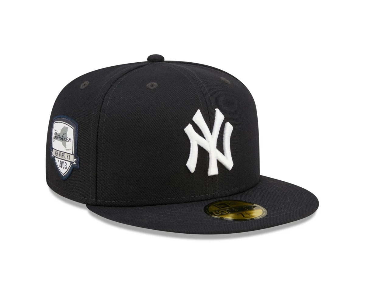 New York Yankees New Era MLB City Side Patch 59fifty Fitted Hat - Navy