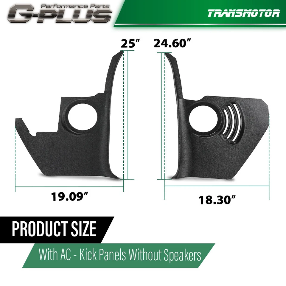 Ajuste para Chevrolet Impala 1964 con paneles de retroceso de altavoz de CA sin altavoces Foto 3 de 4