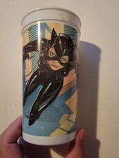 Vintage McDonald's DC Batman Returns 1992 Catwoman Coca Cola Coke Plastic Cup