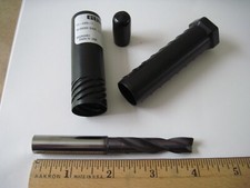 Guhring Solid Carbide Thru Coolant Drill Bit, 10.5mm, 12mm Shank, 100mm OAL, NEW