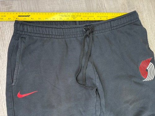 Nike NBA Portland Trail Blazers Sweatpants Joggers Black Mens Size XL (36X27) - Picture 13 of 17