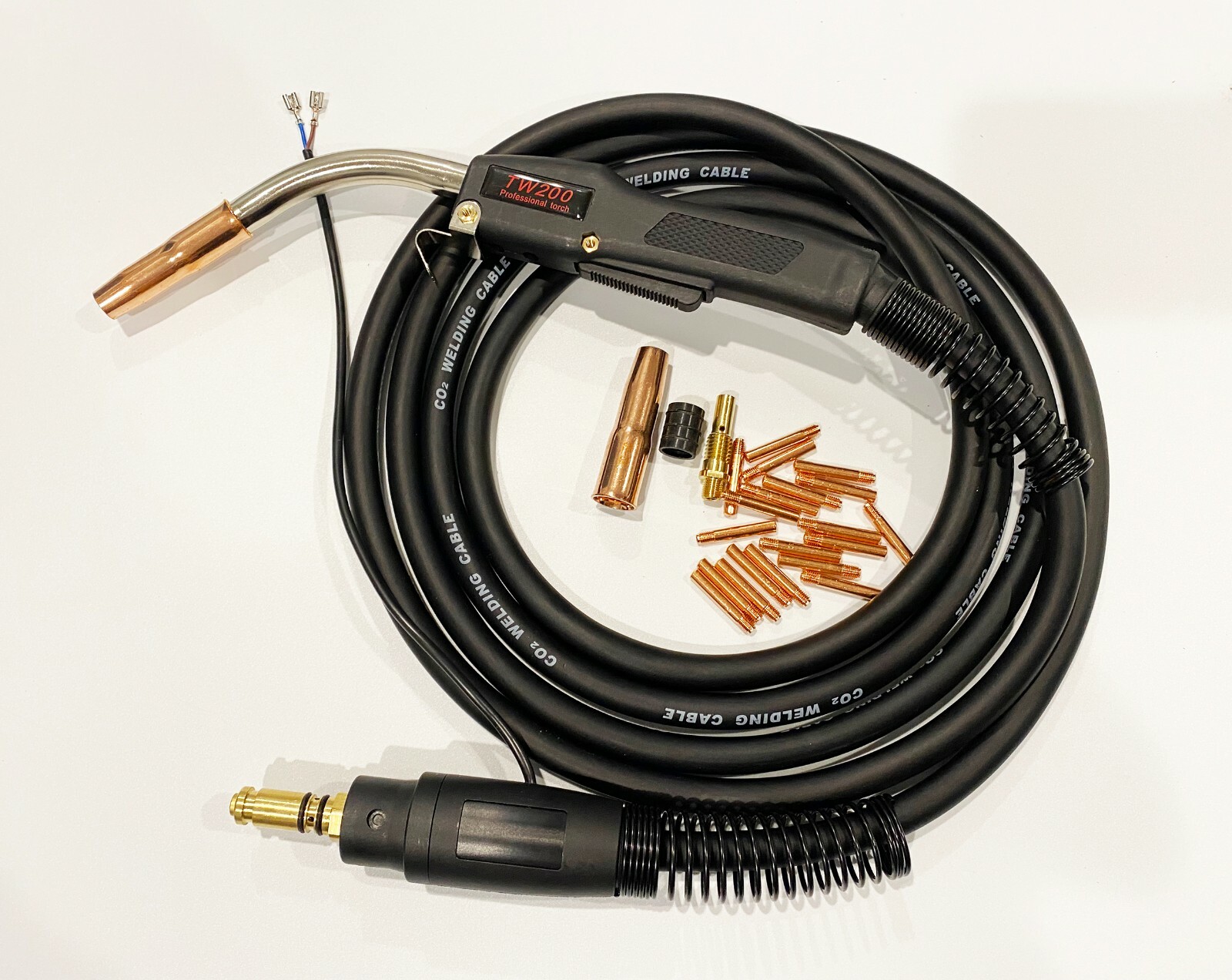 Pistola de soldadura Havey Duty Mig 250A 15' se adapta a Hobart Beta Mig 200 250 251