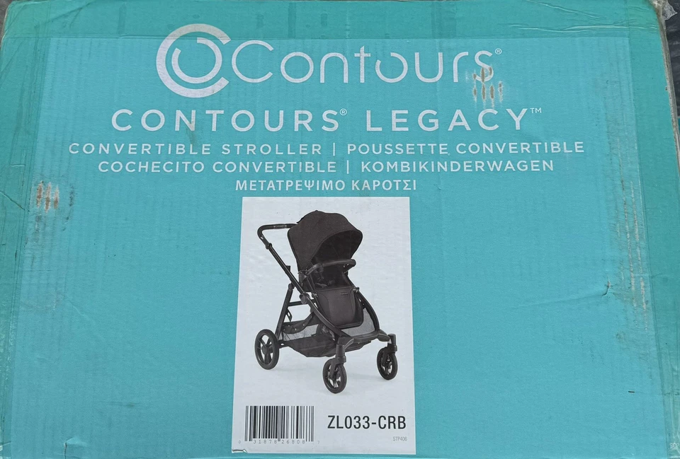 Cochecito convertible individual a doble Contours Legacy nuevo en caja Foto 3 de 4