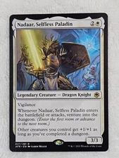 MTG Nadaar, Selfless Paladin Adventures in the Forgotten Realms #27 Rare NM