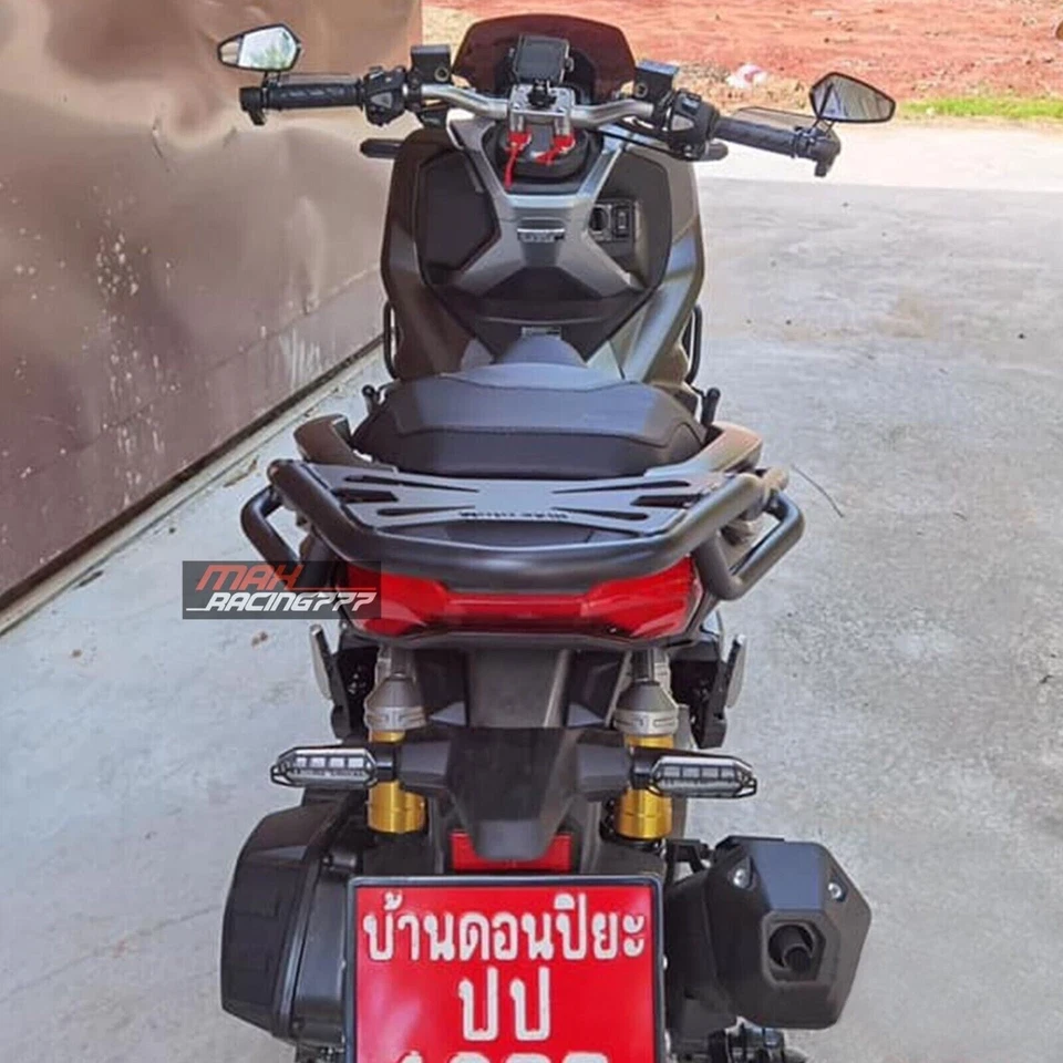 Rear Cargo Rack Black Steel Motorcycle Accessories Luggage HONDA ADV 150 21-22 - Image 4 of 4