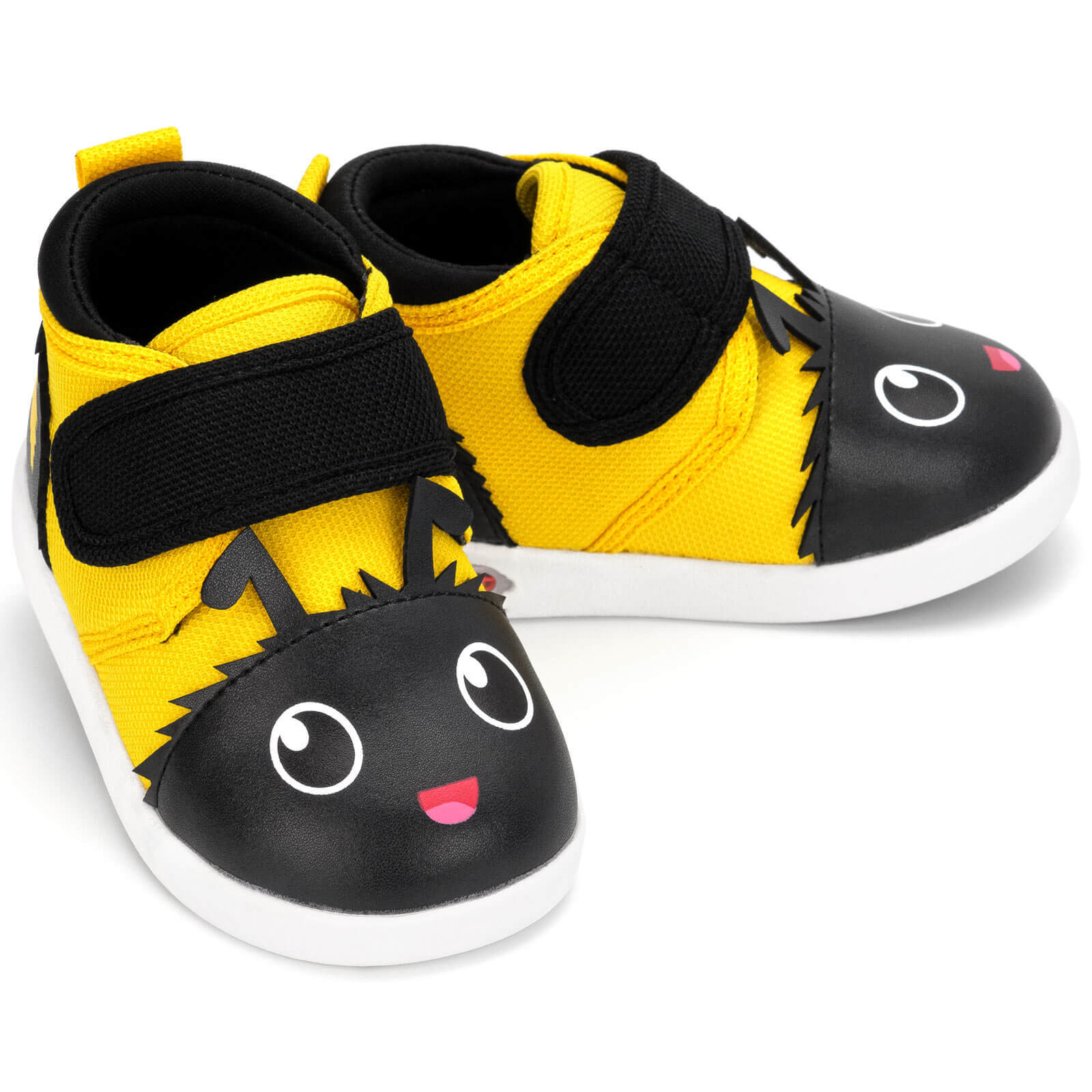 Bee Squeaky Toddler Shoes | Black/Yellow-image