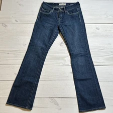 Vigoss Collection Jeans Women's Size 5 Fit Boot Cut Whiskered Blue Jeans Size 5