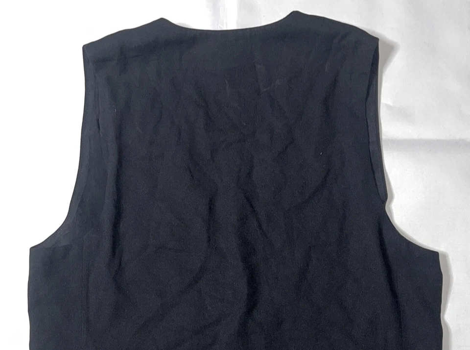 Usado - Chaleco Rafaella Botón Frontal Mezcla Poli Para Mujer (Talla L) Foto 4 de 4