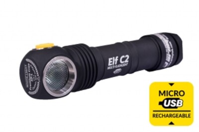 Armytek Elf C2 Micro-USB+18650 / XP-L Warm / 980 lm /1x18650