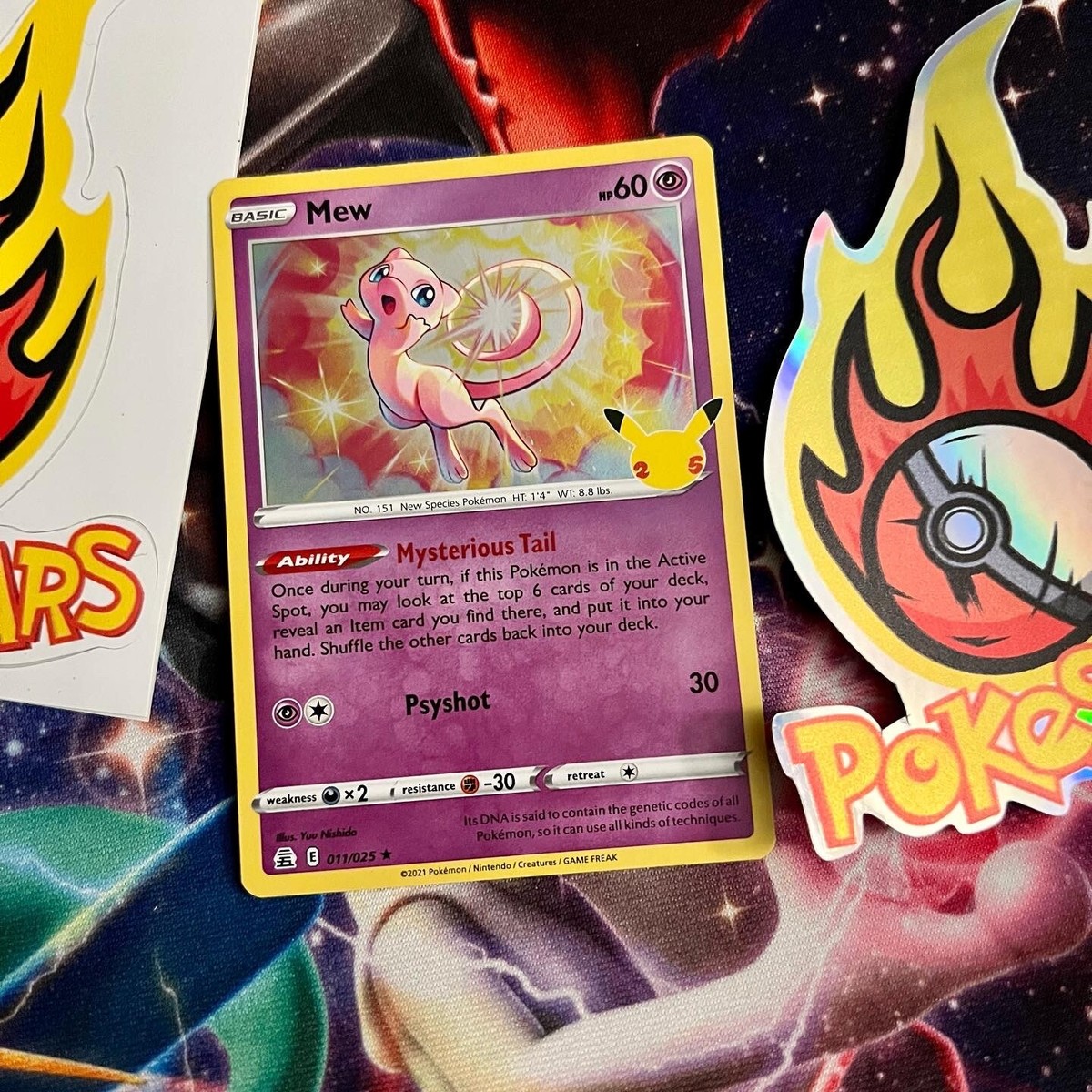 Pokémon Mew Holo rare card Celebrations new | eBay