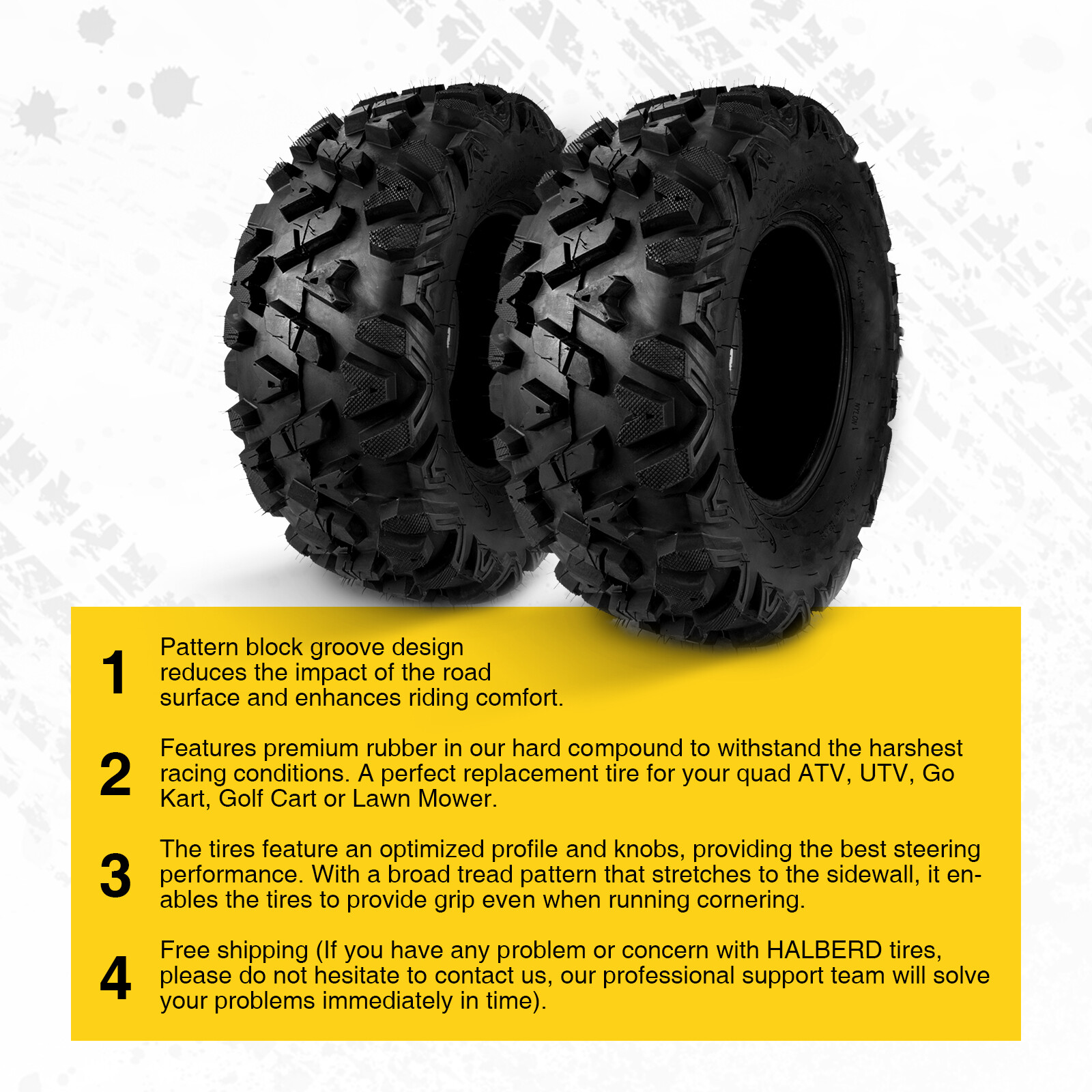 26x9-12 A-040 6ply Terra King ATV/UTV Tyre SUNF (SF12269A040) main image 0