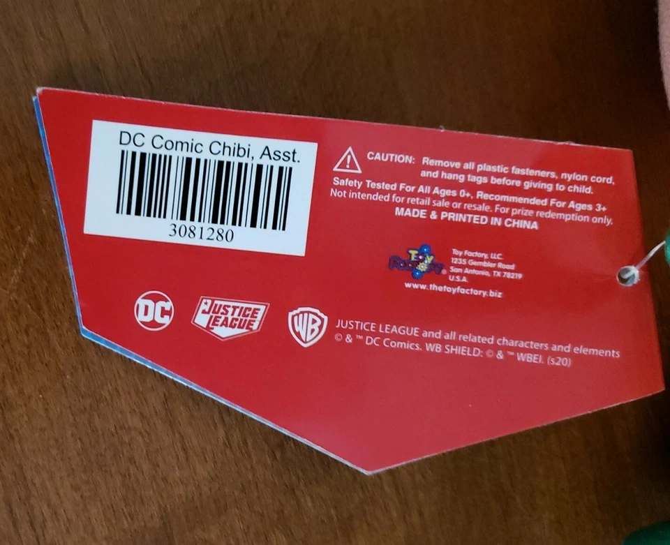 Плюшевая игрушка AQUAMAN 7 дюймов Chibi из комиксов DC Comics Super Friends ЛИГА СПРАВЕДЛИВОСТИ НОВАЯ ИЗ СТАРЫХ ЗАПАСОВ - Изображение 3 из 4