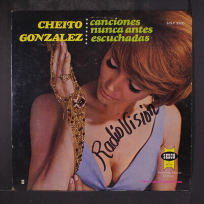 CHEITO GONZALEZ: Nie Dagewesene Lieder SEECO 12'' LP 33 UPM Venezuela