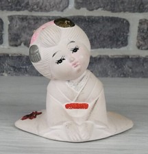 JAPANESE GEISHA - PORCELAIN FIGURINE - 10 CM HIGH