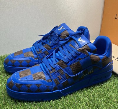 Size 12 LV US) Louis Vuitton Trainer 'Blue Brown