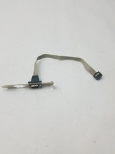 Serial 9 Pin DB9 RS232 Motherboard Com Port Ribbon Cable Connector Slot Bracket