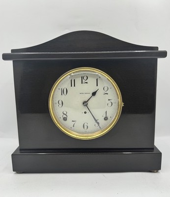 Antique Seth Thomas Rosewood Adamantine 8 Day Mantle Clock w/Key Please Read