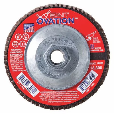 United Abrasives/Sait 78129 Sait 78129 Ovation High Density Fiberglass Backed