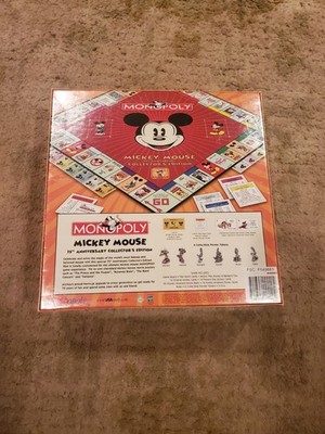 MONOPOLY Mickey Mouse 75th Anniversary Collector's Edition Board
