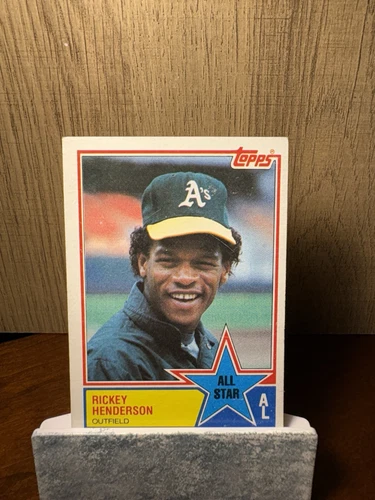 1983 Topps - All-Star Rickey Henderson #391 Oakland A’s Star