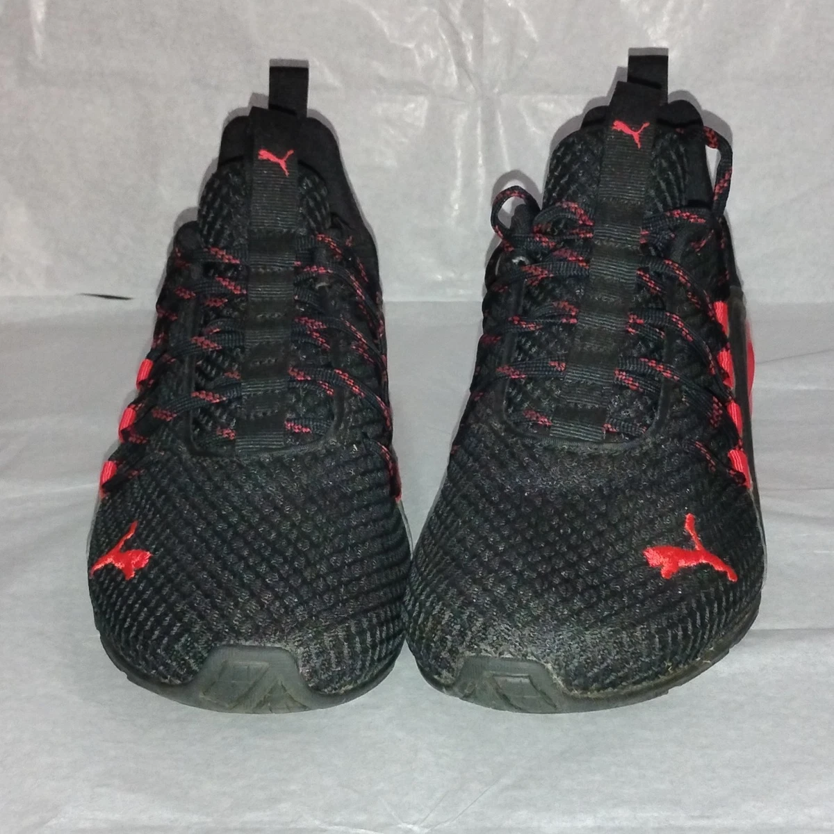 Puma Axelion Spark Black High Risk Red for sale | eBay