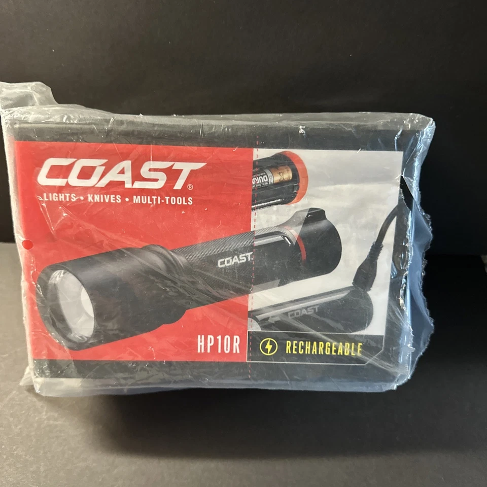 Linterna LED Coast HP10R Antorcha Recargable Doble Potencia 1050 Lúmenes LEER Foto 2 de 4