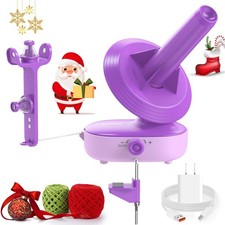 Caydo Electric Yarn Winder Pro, 10oz Large Automatic 10oz, Purple