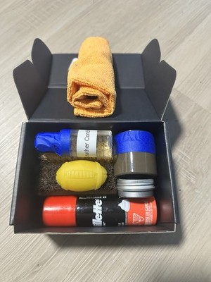 Football Prep DIY Kit - Football Mud, leather Conditioner, Leather balm + Wax