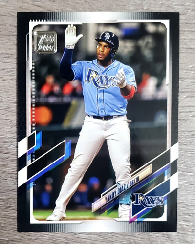 Yandy Diaz 2021 Topps Black /70 #425 - Tampa Bay Rays
