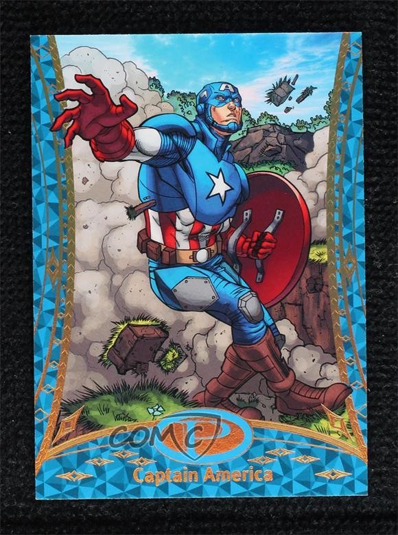 2014 Upper Deck Marvel Premier Gold Spectrum 3/25 Captain America #6