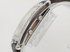 HERMES Cape Cod De Zone CC3-210 Silver Black Quartz Women's Working Authentic 4