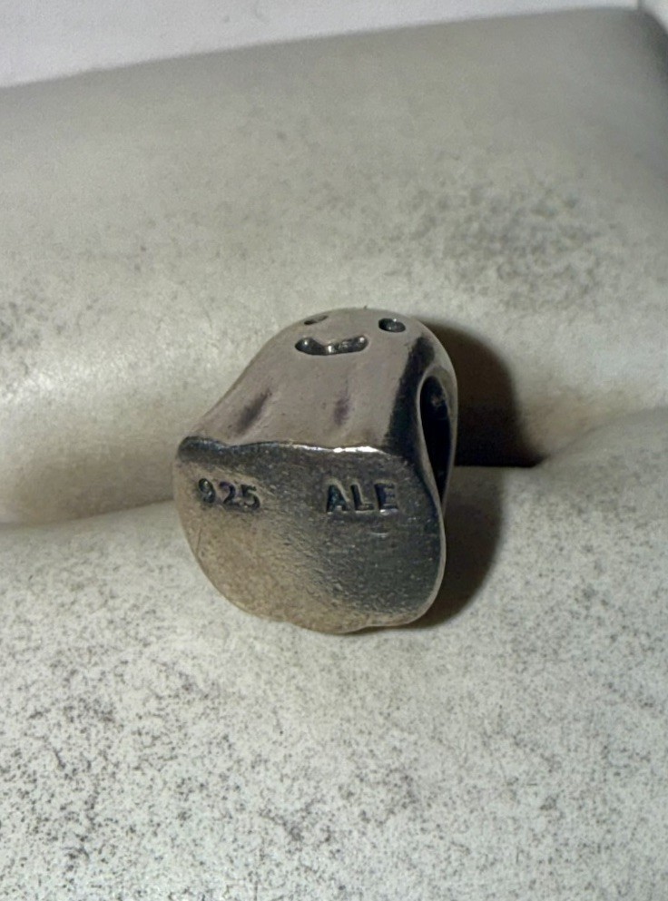 PANDORA Solid Sterling Silver Ghost Charm Bracele… - image 3