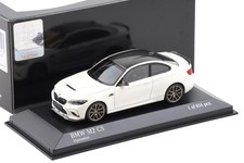 Minichamps 1:43 BMW M2 CS Coupe 2020 Alpine White With Gold Wheels Model
