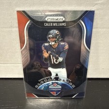 2025 Panini Prizm Caleb Williams Global Reach No. 5 Chicago Bears QB