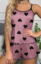 VALENTINES DAY NEW Sexy Womans Camisole Pyjama Set SIZE M