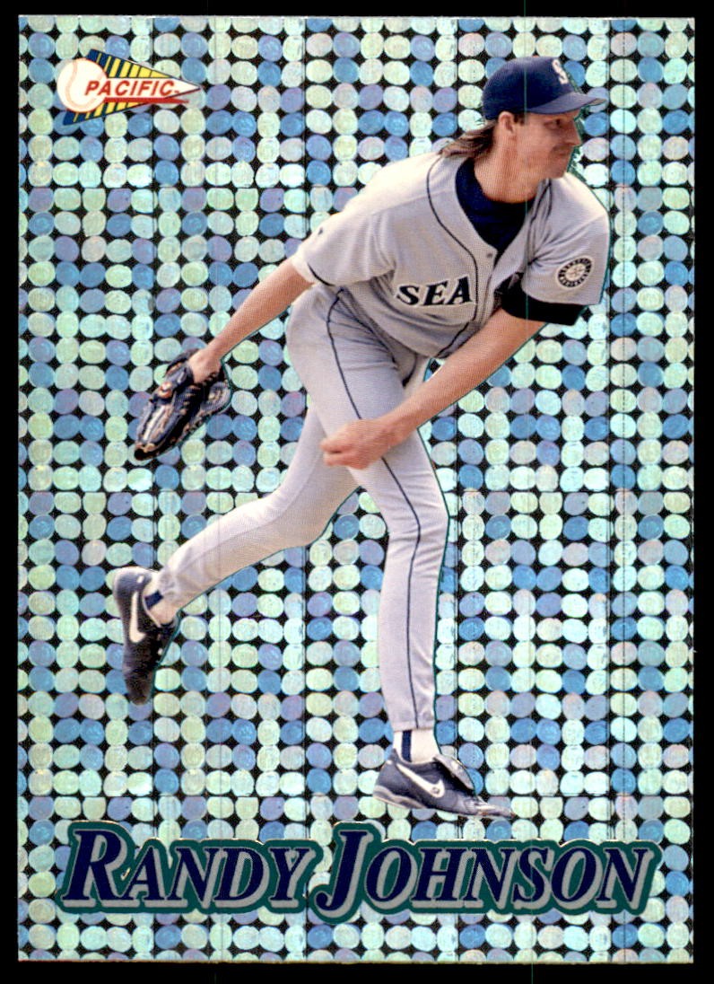 1994 Pacific #7 Randy Johnson Silver Prisms Circular