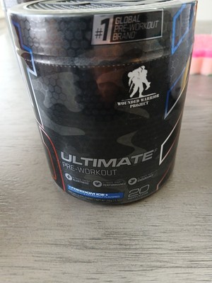 C4 Ultimate X Wounded Warrior Project Pre Workout Freedom Ice Best By 4/2025