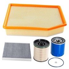 3.0L Duramax Filter Kit - Fuel Oil Cabin Air Filters - Compatible with 2020