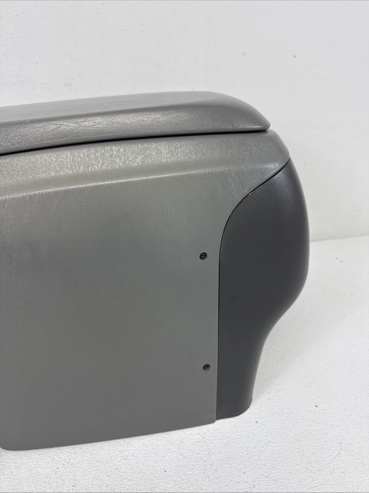 99-07 Ford F-250 Super Duty Excursion Center Console Gray Two Tone OEM - Image 3 of 4