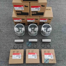 6× Piston kit with pin and ring for Cummins 6.7 QSB industrial performance STD