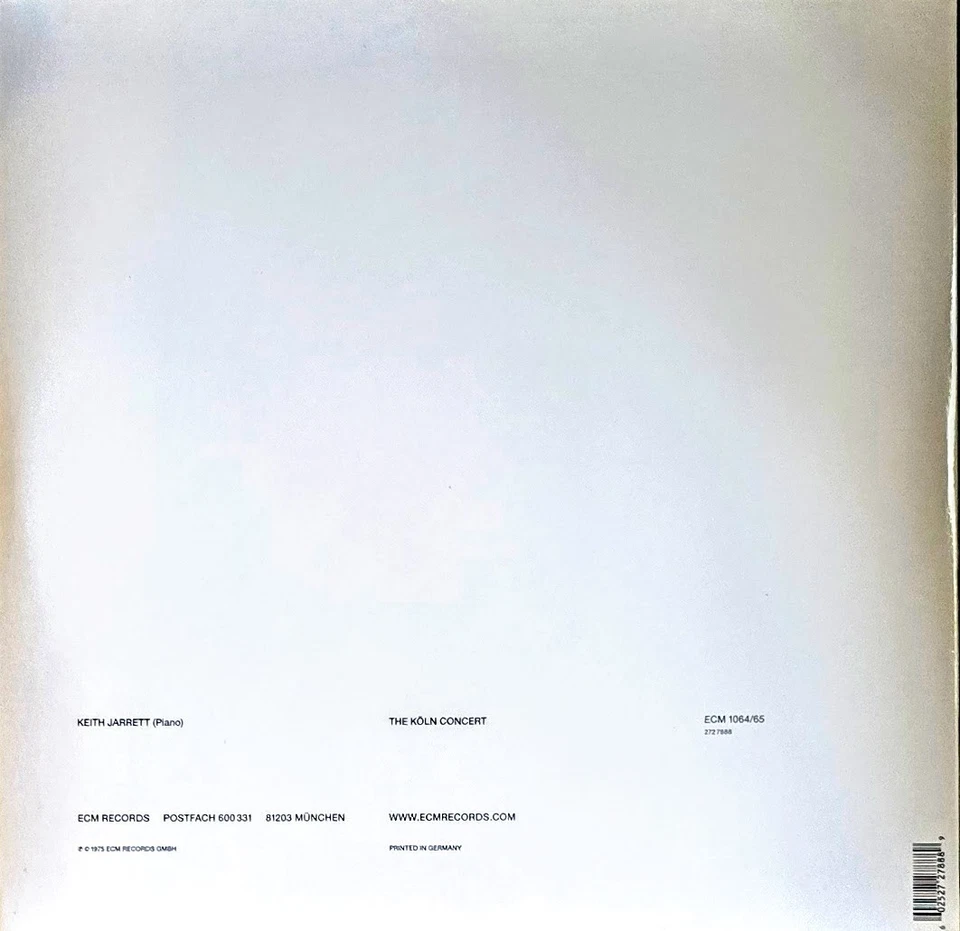 KEITH JARRETT - THE KOELN CONCERT - 180-GRAM VINYL 2-LP SET " NEW, SEALED " - Image 2 of 2