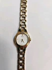Seiko 1N00-0GM0 Stainless Steel Quartz Analog Ladies Watch. New Battery