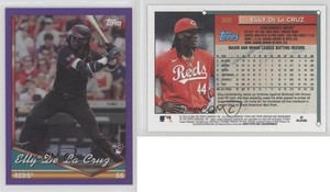 2024 Topps Archives 1994 Topps Purple Foilboard Elly De La Cruz #300 Rookie RC