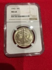 1943 Walking Liberty Half Dollar, NGC MS 64, #4225600-010