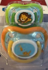 Vintage Playtex Binky Latex Pacifiers 0-24 Months 2 Pack NEW