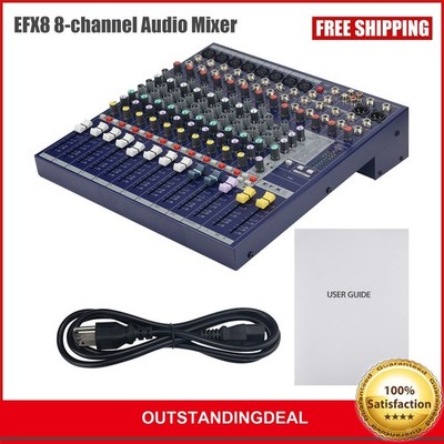 EFX8 8-channel Audio Mixer Mixing Console for Professional Stage Performance ot2
