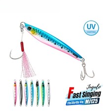 Shore Casting Jigging Lure Saltwater Fast Sinking Jigs With Hook Fishing Tackle