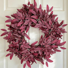 24-Inch Fall Wreath for Front Door - Harvest Thanksgiving Decor