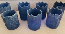 7 x Vintage Bulb Candle Sconce Socket Covers. Iron Light Fittings.